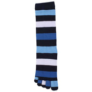 TOETOE Stripy Denim Toe Socks - Blue